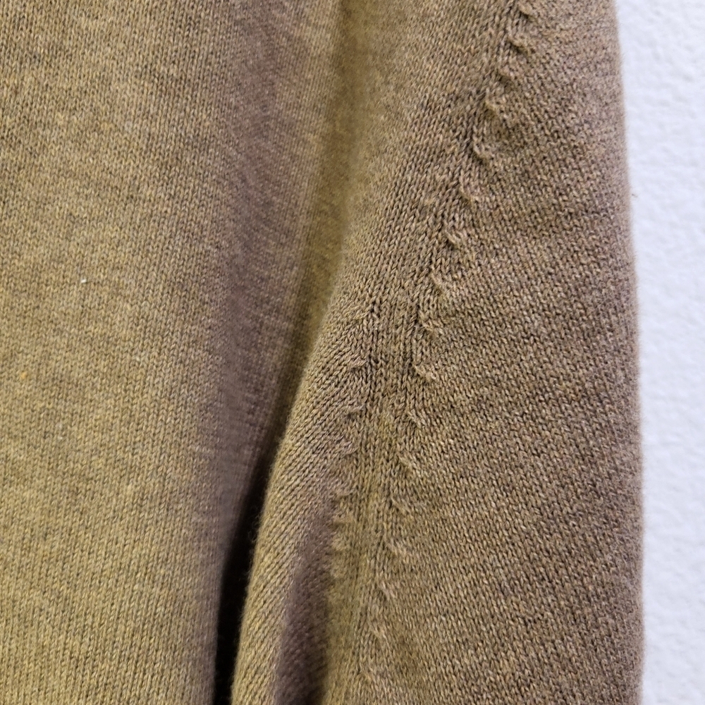Cotton sweater V neck brown long sleeve new with tags - Picture 6 of 6